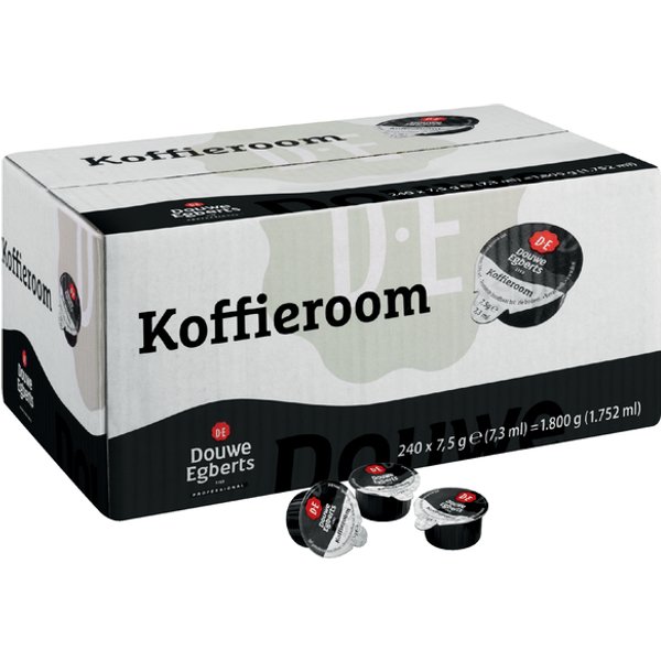 Koffiemelkcups Douwe Egberts halfroom 240x7.5gr