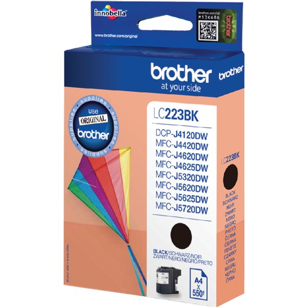 Inktcartridge Brother LC-223BK zwart