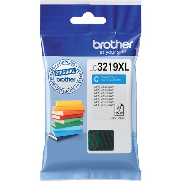 Inktcartridge Brother LC-3219XLC blauw