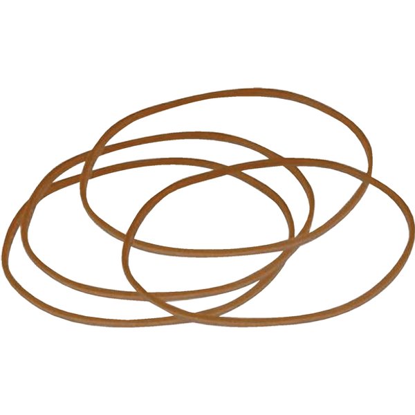 Elastiek Standard Rubber Bands 22 100x1.5mm 1kg 2660 stuks bruin