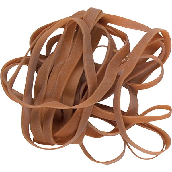 Elastiek Standard Rubber Bands 34 100x2.5mm 500gr 800 stuks bruin