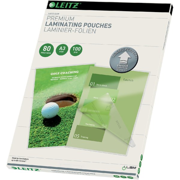 Lamineerhoes Leitz iLAM A3 2x80micron 100 stuks