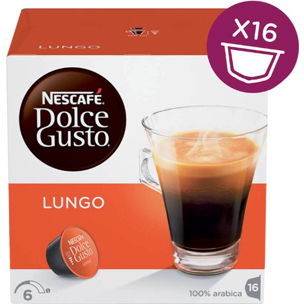 Koffiecups Dolce Gusto lungo 16 stuks
