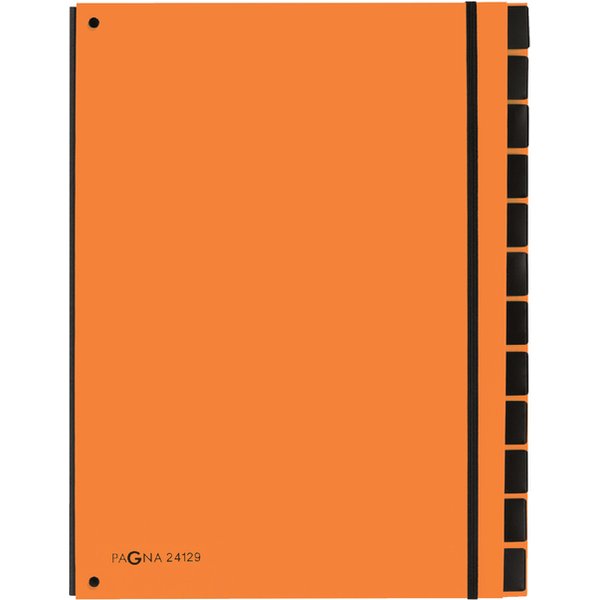 Sorteermap Pagna Trend A4 12 tabs oranje