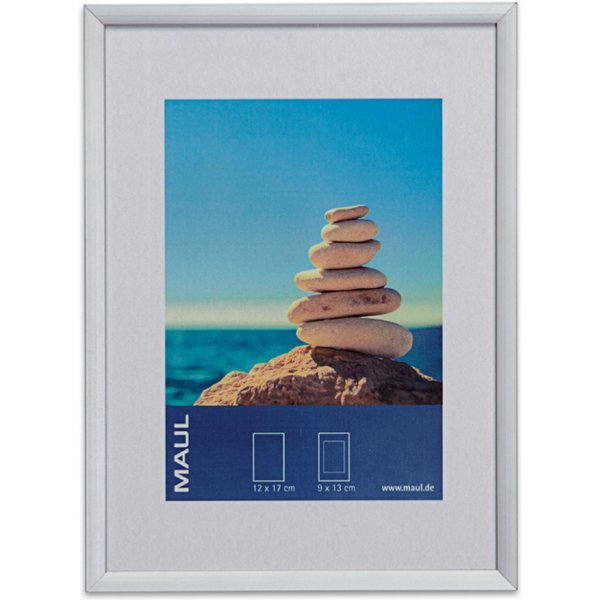 Fotolijst MAUL design 13x18cm aluminium frame zilver
