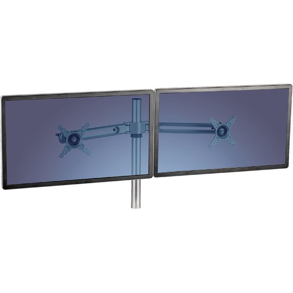 Zit-Sta monitorarm Fellowes dubbel zwart
