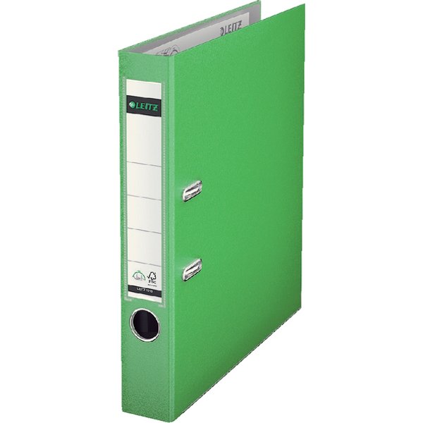 Ordner Leitz 1015 180° 52mm PP A4 lichtgroen
