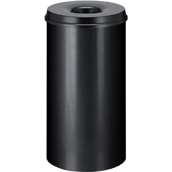 Papierbak met vlamdover Vepabins 50 liter 335mm zwart