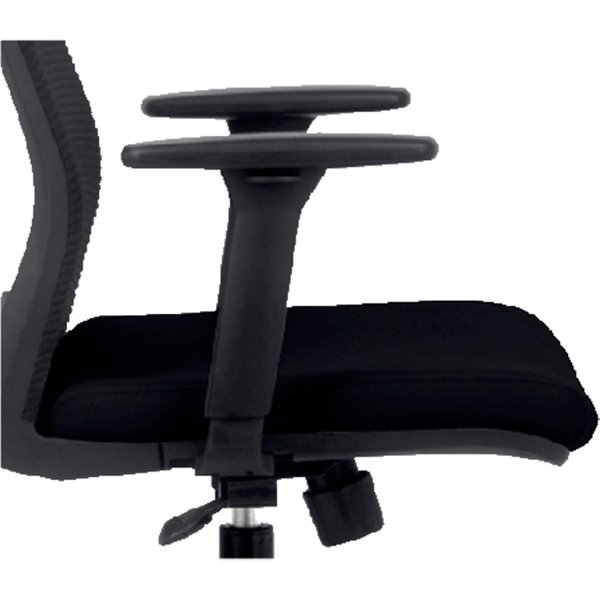 Armlegger Euroseats Evora verstelbaar zwart set van 2 stuks