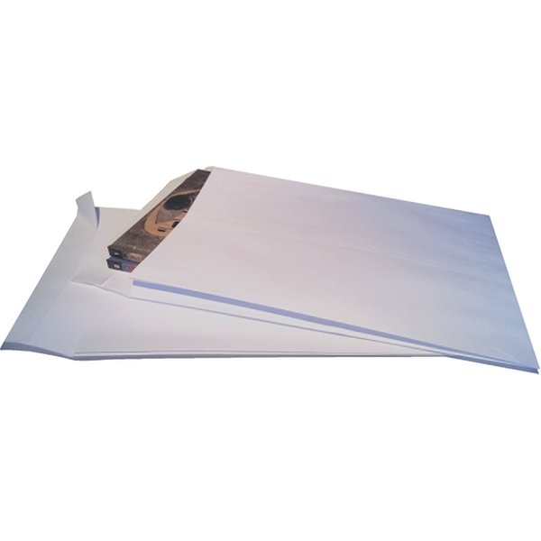 Envelop Quantore monsterzak 262x371x38mm zelfklevend wit 10 stuks