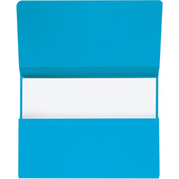 Pocketmap Secolor folio 100% gerecycled karton 250gr blauw