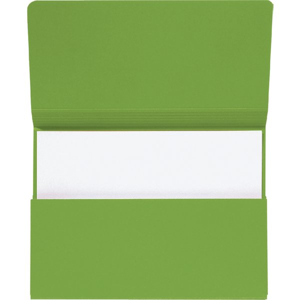 Pocketmap Secolor folio 100% gerecycled karton 250gr groen