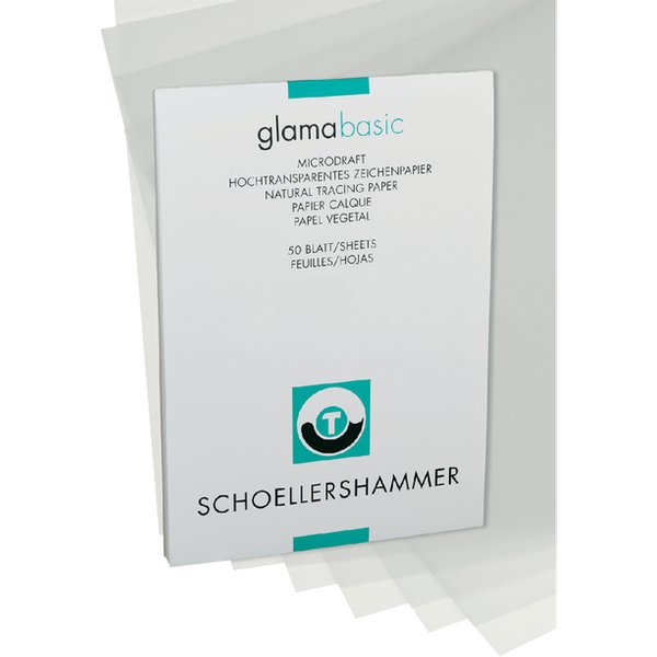 Ontwerpblok Schoellershammer A3 80-85gr transparant 50 vel
