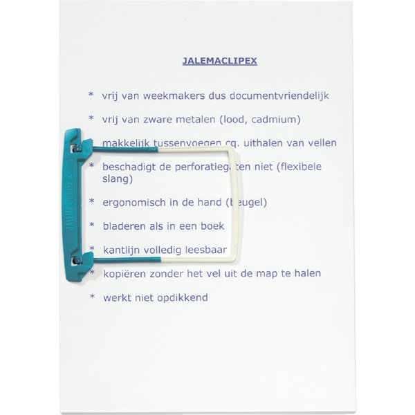 Bundelmechaniek Djois JalemaClipex petrol 100 stuks