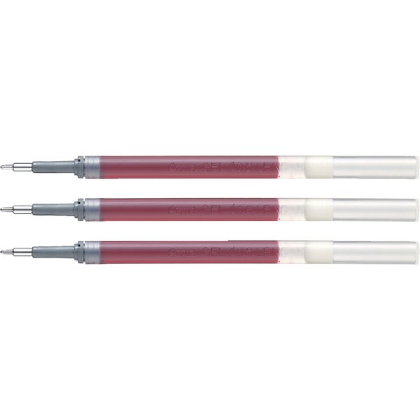 Gelschrijvervulling Pentel LR7 Energel medium rood
