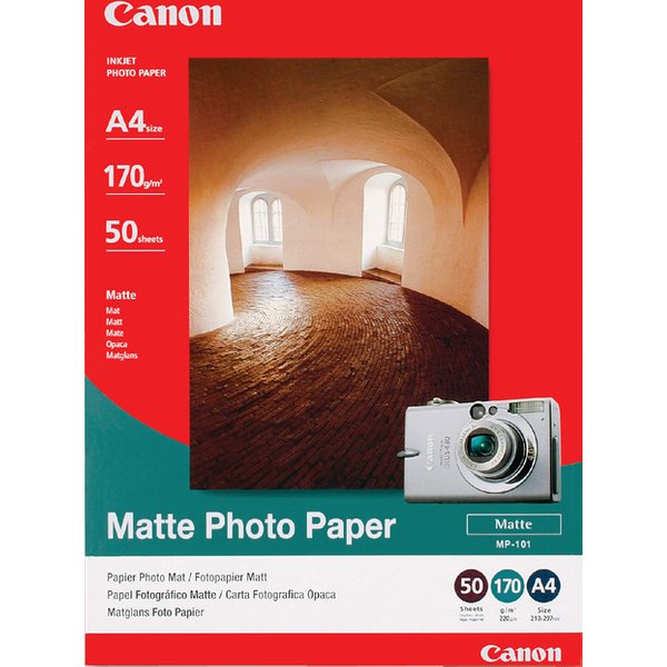 Inkjetpapier Canon MP-101 A4 170gr mat 50 vel