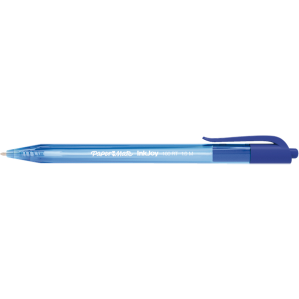 Balpen Paper Mate Inkjoy 100RT medium blauw