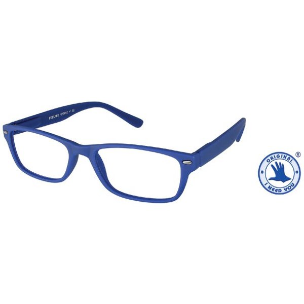 Leesbril I Need You +2.50 dpt Feeling blauw