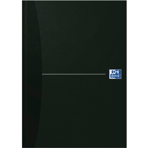 Notitieboek Oxford Office Essentials A4 96vel lijn zwart