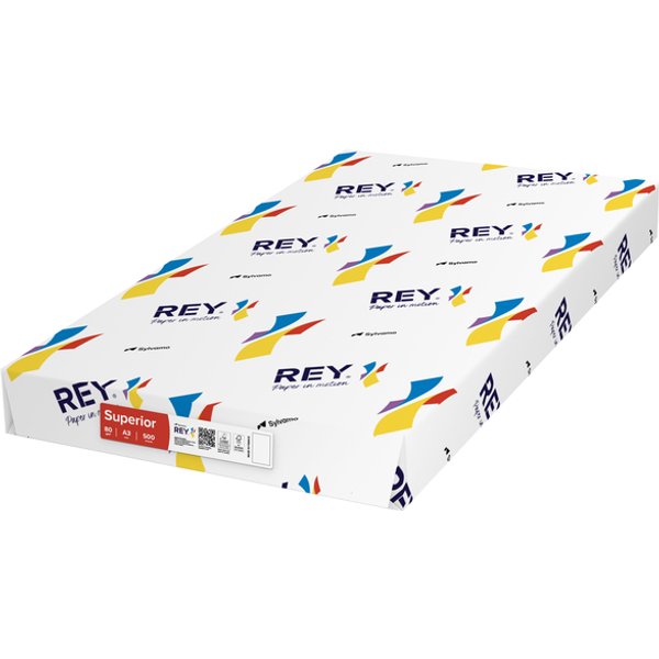 Kopieerpapier Rey Superior A3 80gr wit 500 vel
