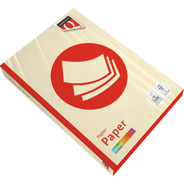Kopieerpapier Quantore Colour A4 160gr ivoor 250 vel