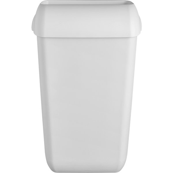 Afvalbak Quartzline open inworp 43 liter wit 441404