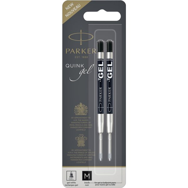 Gelpenvulling Parker Quink zwart medium