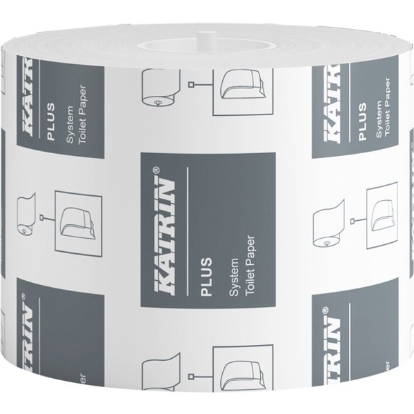 Toiletpapier Katrin Plus systeemrol 2-laags 96m wit 66940