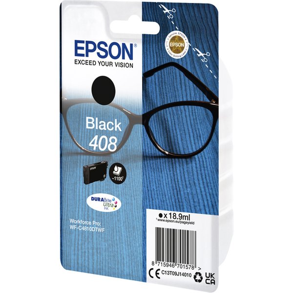 Inktcartridge Epson T09J140 408 zwart