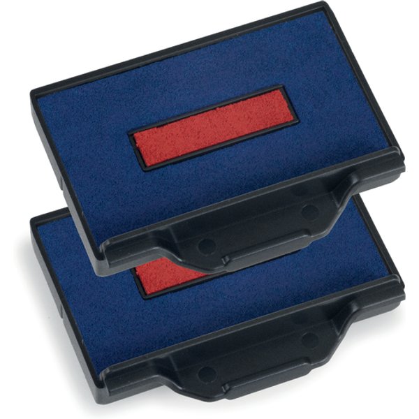 Stempelkussen Trodat Professional 6/53/2 2 stuks blauw en rood