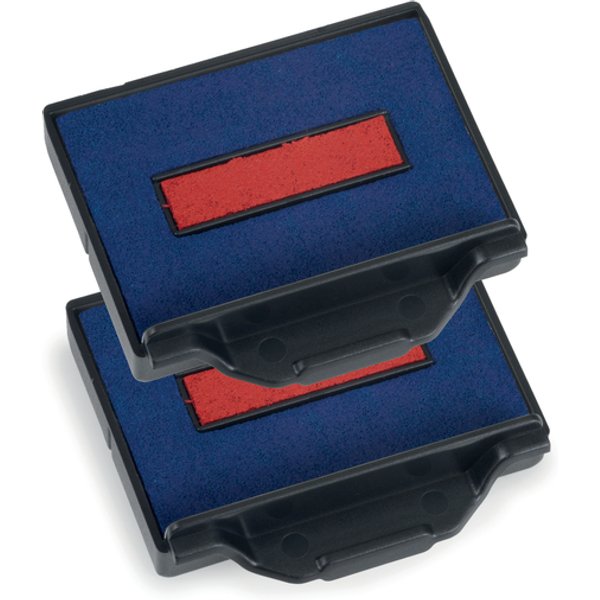 Stempelkussen Trodat Professional 6/50/2 2 stuks blauw en rood