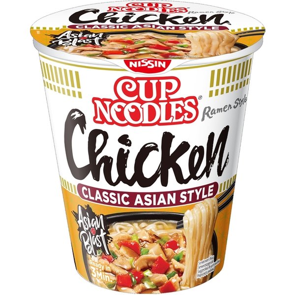Noodles Nissin tasty chicken cup