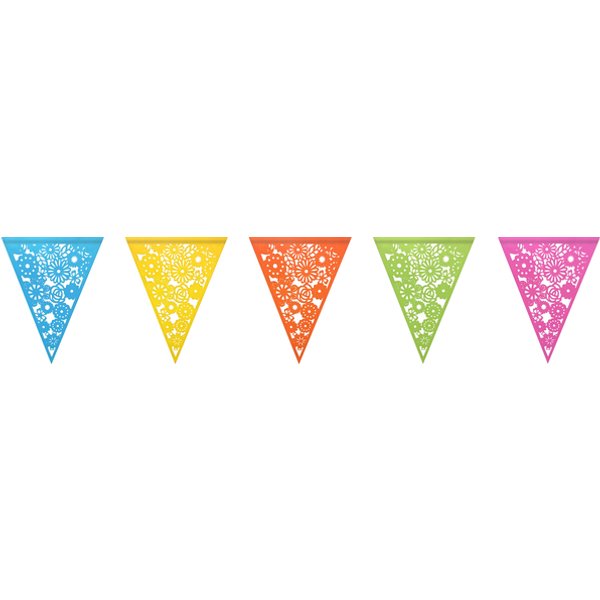 Vlaggenlijn Haza colorful 6m