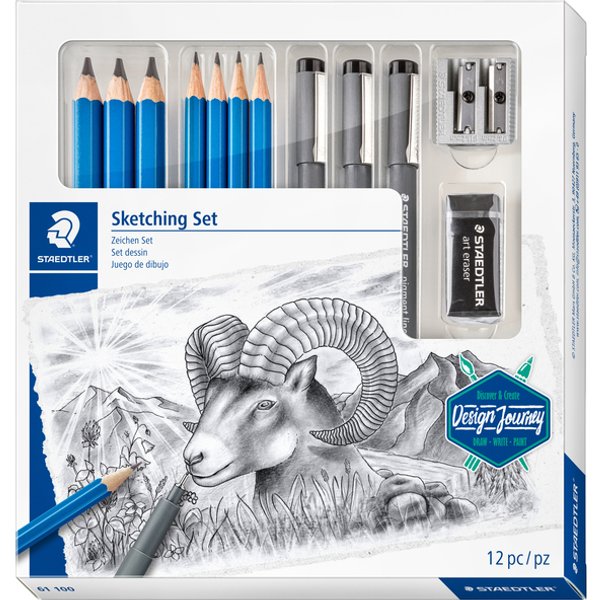Potlood Staedtler Design Journey schetsset 12-delig