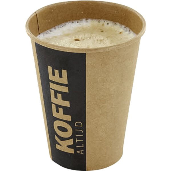 Beker IEZZY Altijd Koffie 355ml Ø90mm 50 stuks