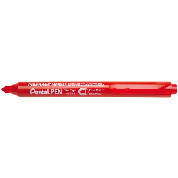 Viltstift Pentel NXS15 1mm rood