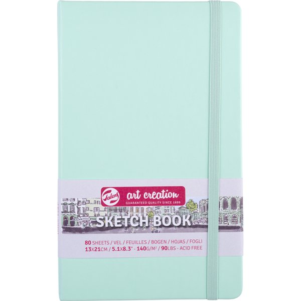 Schetsboek Talens Art Creation 80 vel 140gr 130x210mm frisse munt