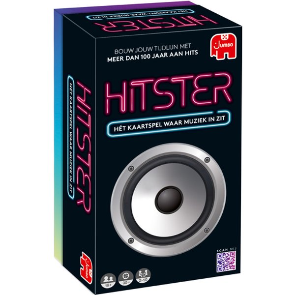 Kaartspel Hitster 16+ waar muziek in zit