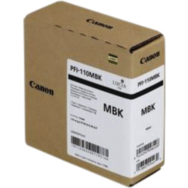 Inktcartridge Canon PFI-110 mat zwart