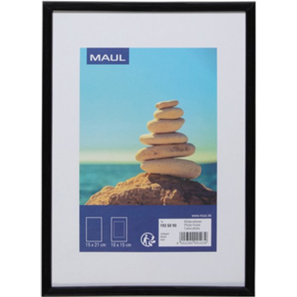 Fotolijst MAUL art 15x21cm kunststof frame zwart