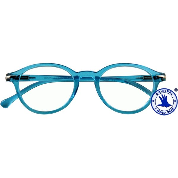 Leesbril I Need You Tropic +3.00 dpt blauw