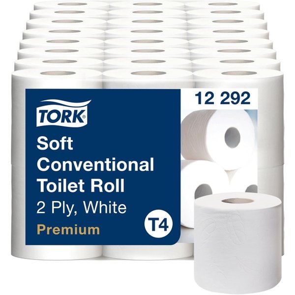 Toiletpapier Tork T4 Premium 2-laags 200 vel wit 12292