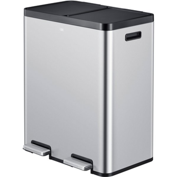 Pedaalemmer EKO Essential Recycler 2x30 liter rvs