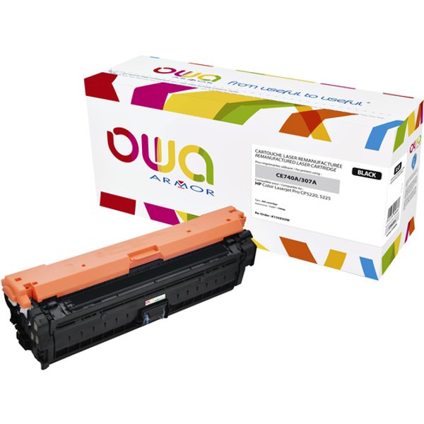 Tonercartridge OWA alternatief tbv HP CE740A zwart