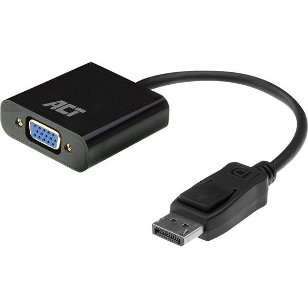 Adapter ACT DisplayPort naar VGA 0.15 meter