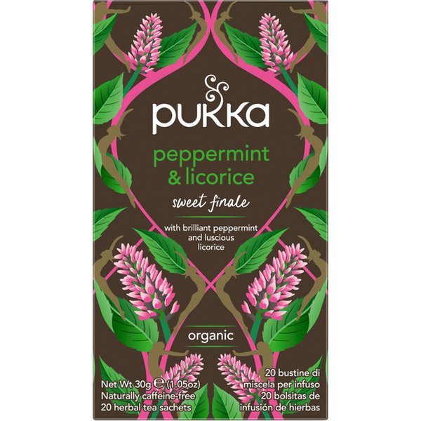 Thee Pukka peppermint licorice 20 zakjes