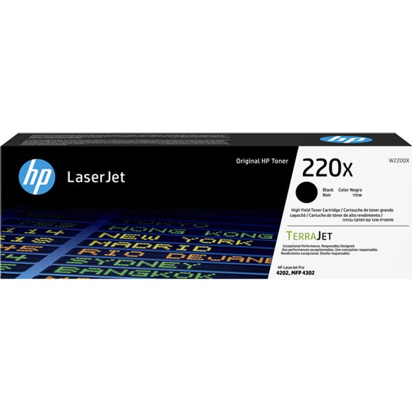 HP Toner 220X Origineel Zwart 7500 bladzijden W2200X