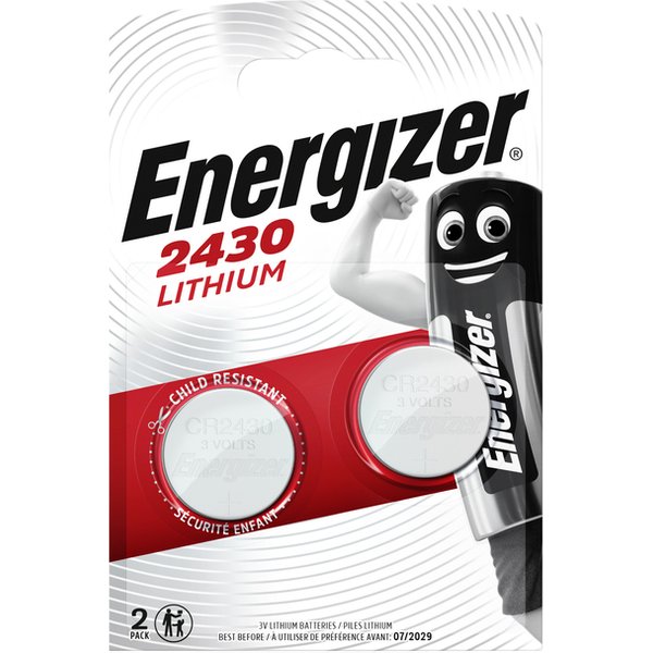 Energizer Knoopcel CR2430 3 V 2 stuk(s) 290 mAh Lithium 637991