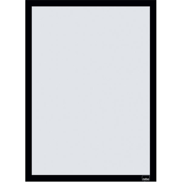 Infokader Nobo zelfklevend A3 zwart 2 stuks