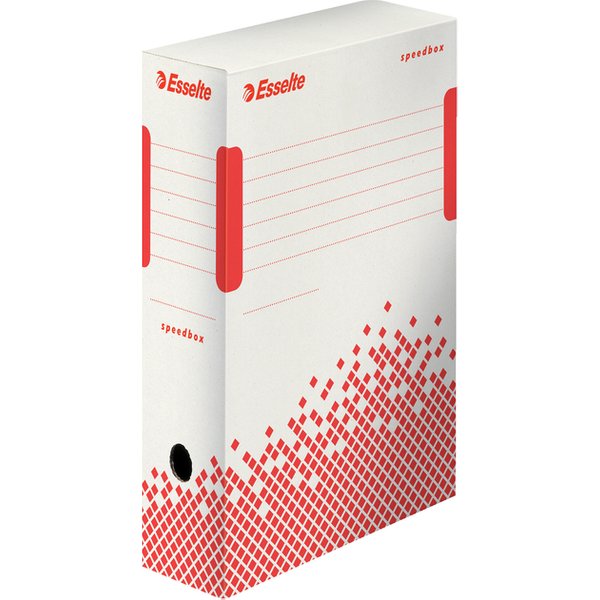 Archiefdoos Esselte Speedbox 100x250x350mm wit